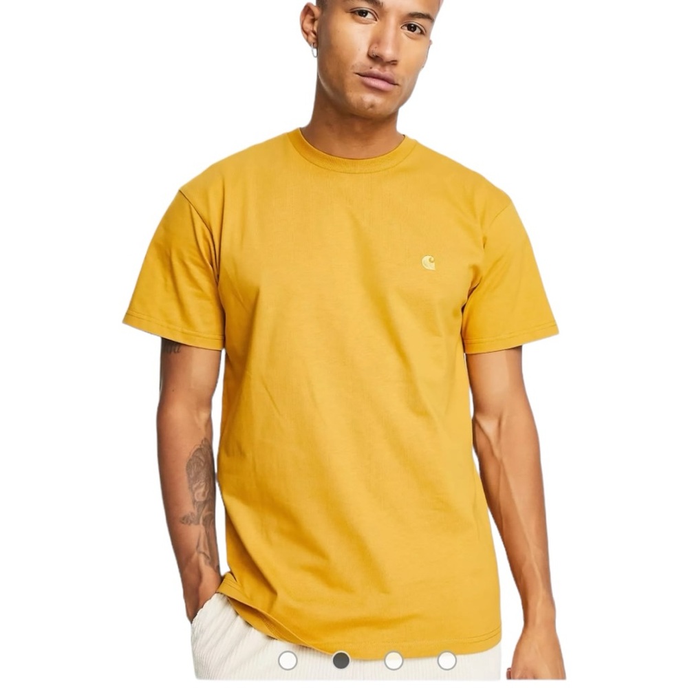 Yellow Mustard Carhartt Tee Shirt (M)